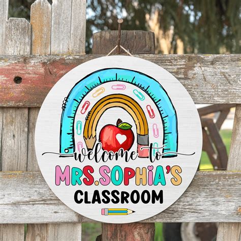 Printable Classroom Sign Pdf Template Editable Teacher Door Etsy