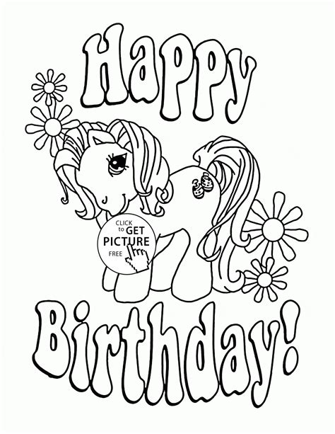 5 Free Printable Birthday Coloring Cards