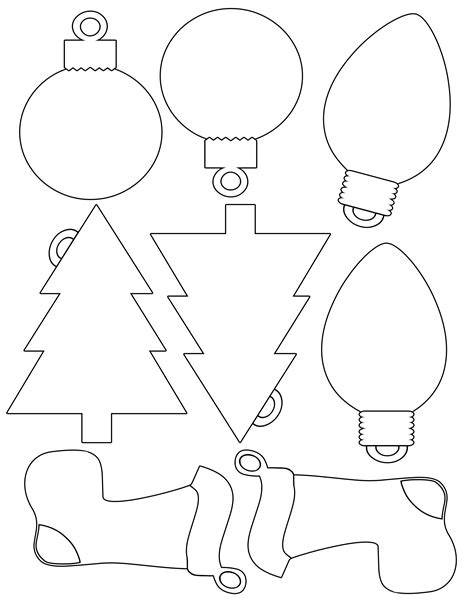 Printable Coloring Christmas Decorations Fresh Free Printable Christmas