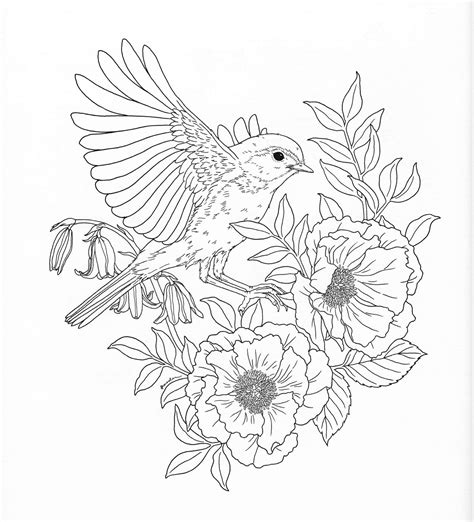 5 Beautiful Bird Coloring Pages to Print