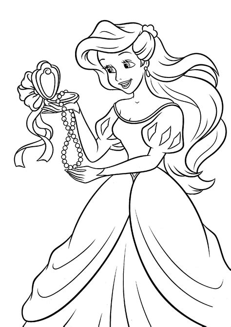 5 Free Little Mermaid Coloring Pages