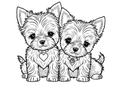 5 Free Printable Dog Coloring Pages