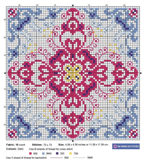 5 Free Printable Cross Stitch Charts