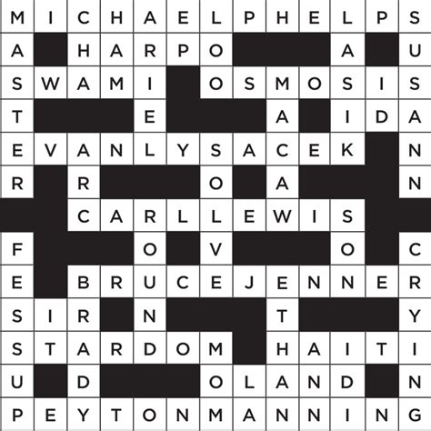 Printable Crossword Puzzles With Answers