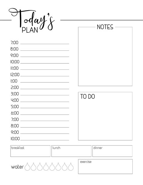 Daily Planner Printable: Boost Your Productivity Today