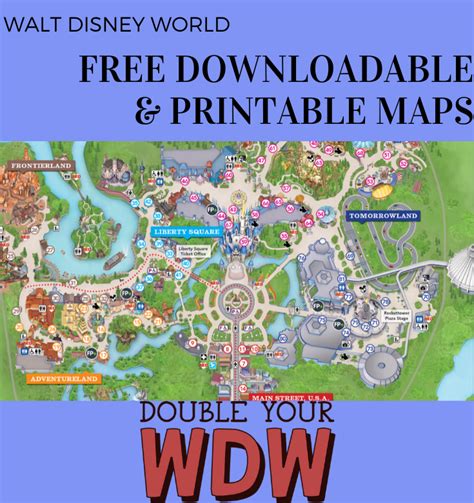 Printable Disney World Maps Pdf