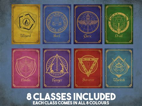 Printable Dnd Spell Cards Bundle Instant Download Dungeons And Dragons