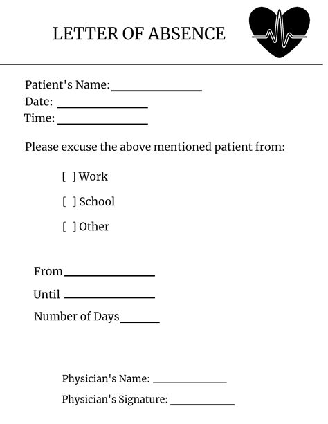 Get a Legit Printable Dr Excuse Today Instantly