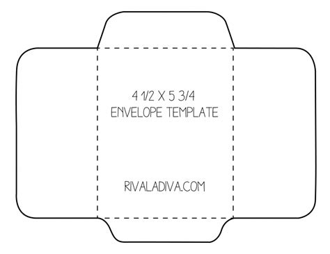 Printable Envelope Template For 4X6 Card Best Free Printable