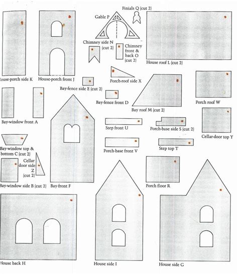 Fancy Gingerbread House Templates to Print