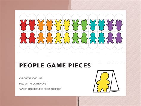 Printable Game Pieces Board Game Pieces Template Board Game Etsy Australia