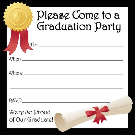 7 Printable Graduation Invitation Templates You'll Love