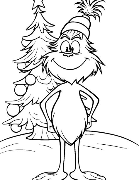 Printable Grinch Coloring Page For Kids Tsgoscom Tsgoscom Latest The Grinch Coloring Pages