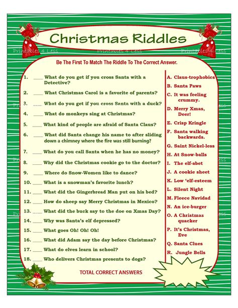 Printable Holiday Games Perfect For The Upcoming Holiday Season For Entertaining During Dinner