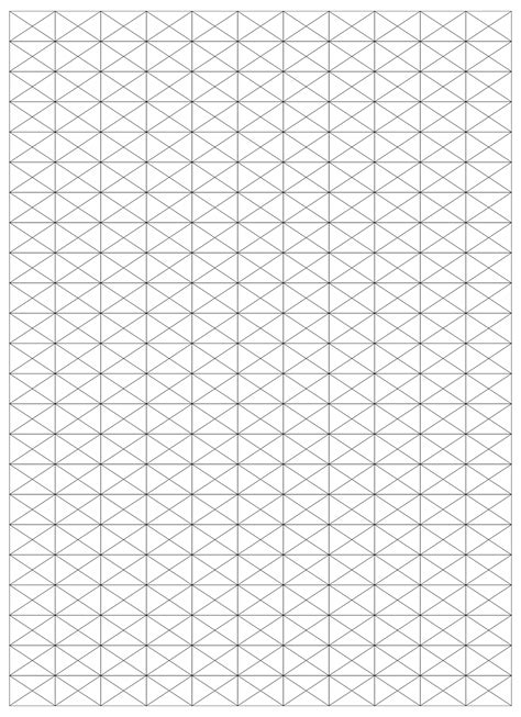 Printable Isometric Graph Paper Pdf Printable Graph Paper