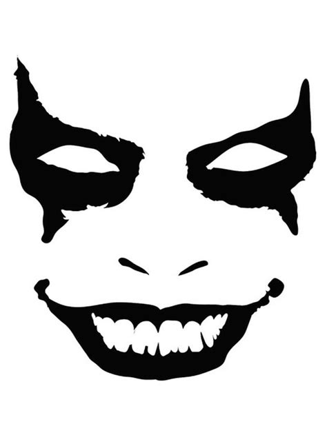 Printable Joker Stencil