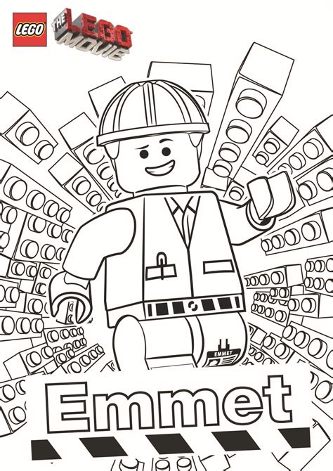 5 Free Printable Lego Coloring Pages