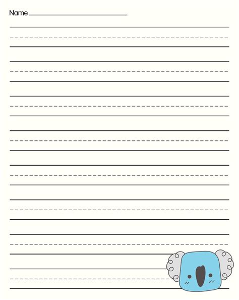 Printable Lined Writing Paper Viewing Gallery