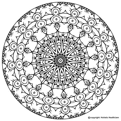 Free Printable Mandalas to Color for Relaxation