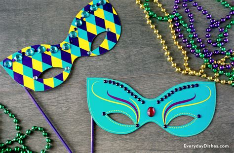 Printable Mardi Gras Mask Fun Family Crafts