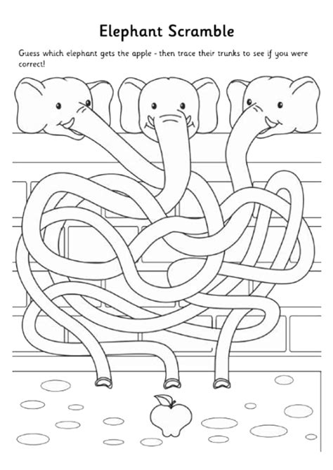 Printable Maze Activity Sheets