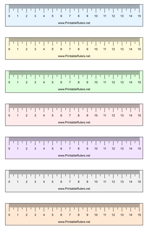 Printable Measuring Ruler