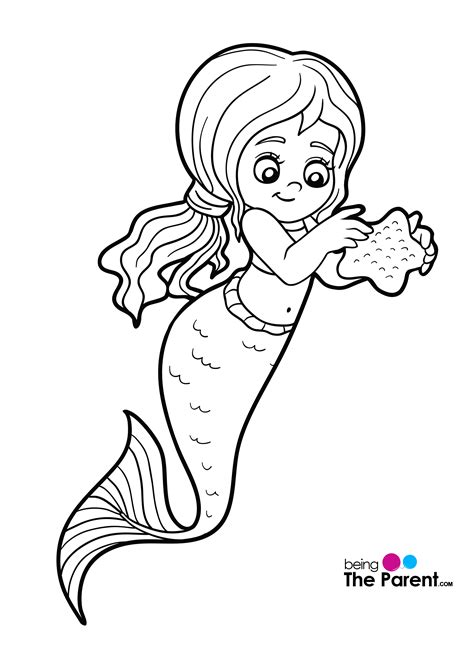 Free Printable Mermaid Coloring Pages for Kids