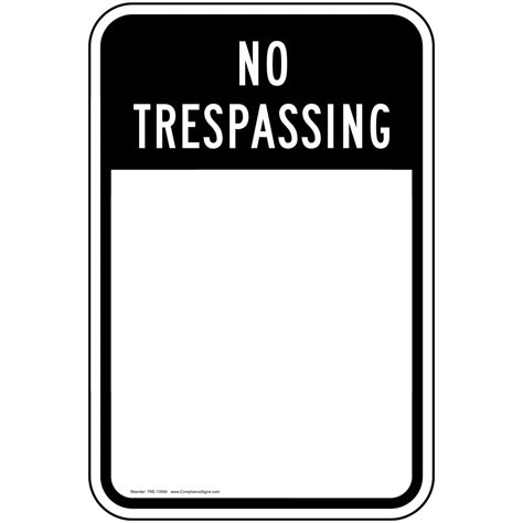 Printable No Trespassing Sign Portal Tutorials