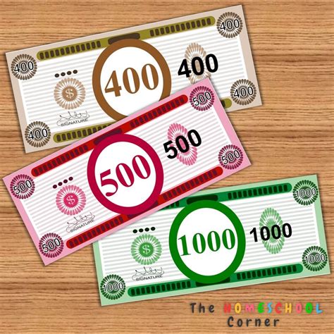 Printable Play Money Kids Play Money Party Money Budget Etsy