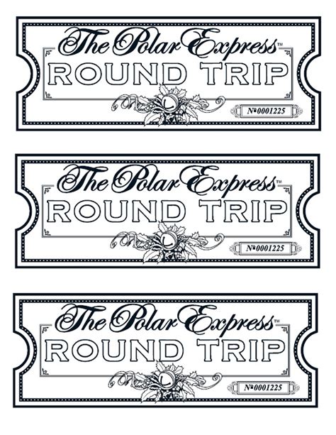 5 Magical Printable Polar Express Tickets Ideas