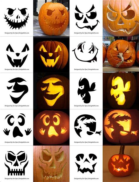 20 Free Printable Pumpkin Carving Patterns