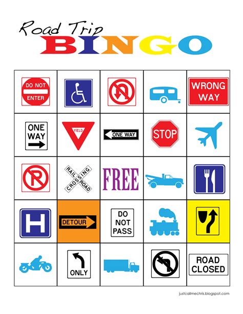 Printable Road Trip Bingo Kids Activities Blog