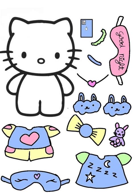 Sanrio Dress Ups: Free Printable Fun for Kids