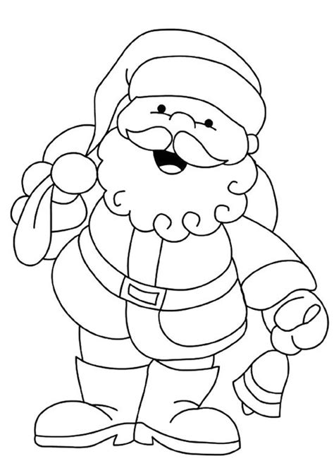 7 Free Printable Santa Coloring Pages