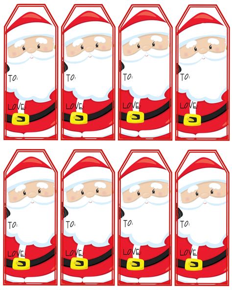 Printable Santa Labels