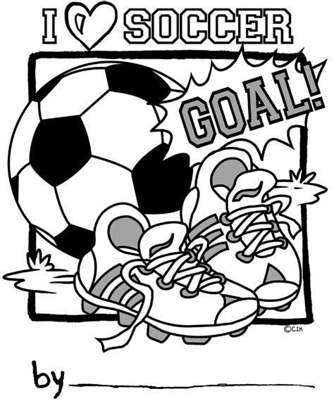 Free Printable Soccer Coloring Pages for Kids Fun