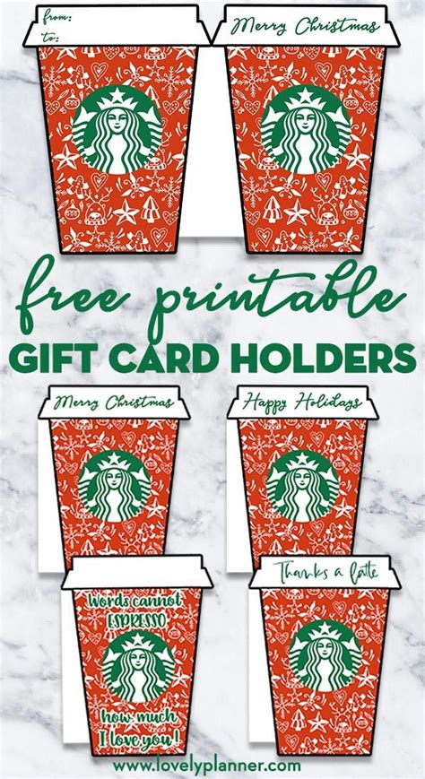 Get Your Free Printable Starbucks Gift Card Today