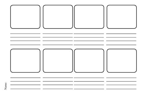 Free Printable Storyboard Template for Filmmakers