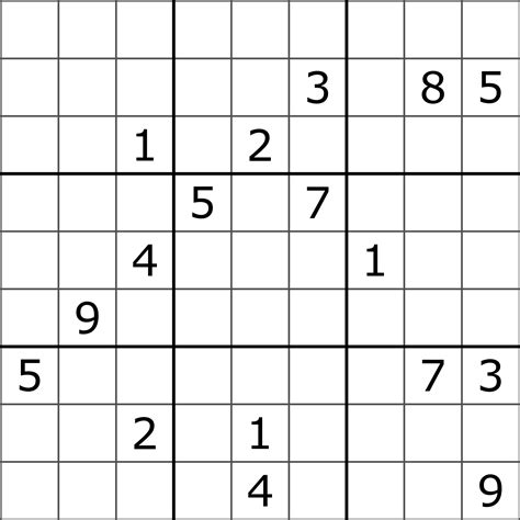 Solve the Puzzle: Medium Sudoku Printable Fun