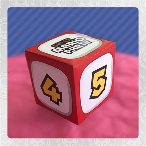 Printable Super Mario Party Dice Block Nintendo Free Download Borrow And Streaming