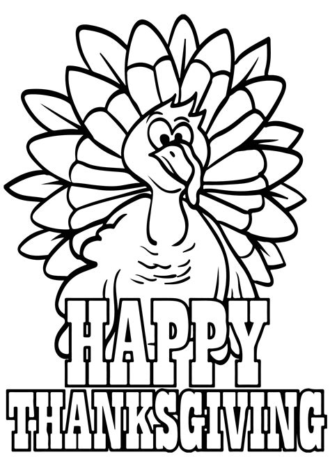 Free Printable Thanksgiving Coloring Sheets for Kids