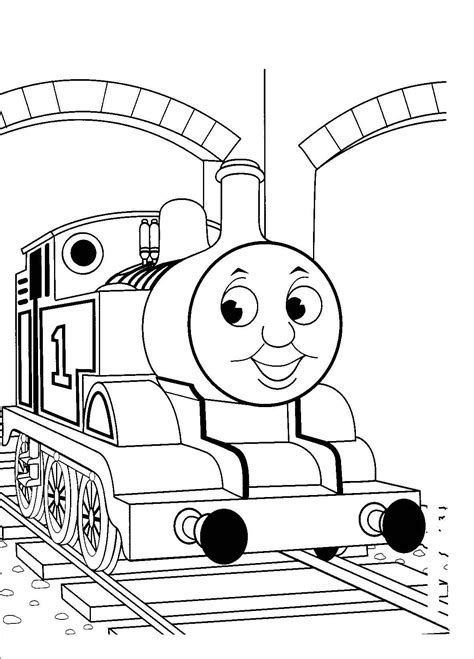 5 Free Train Coloring Pages for Kids