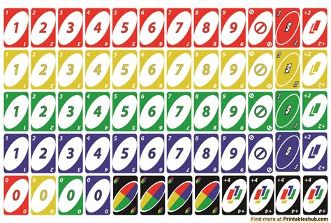 7 Printable Uno Game Cards and Rules