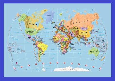 Printable World Map Poster