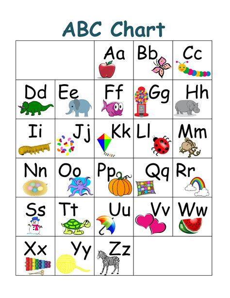 Printables Of Abc Learning Printable