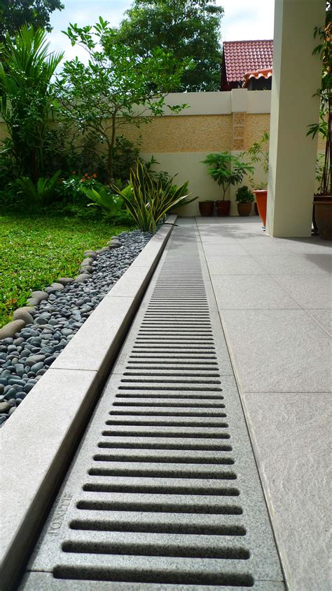 Private Property Singapore With Jonite Channel Gratings And Trench Gratings Outdoor Drain Co