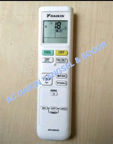 Promo Remote Ac Daikin Ftc15 Ftc20 Ftc25 Ftc35 Standar Thailand Ori Diskon 17% Di Seller ...