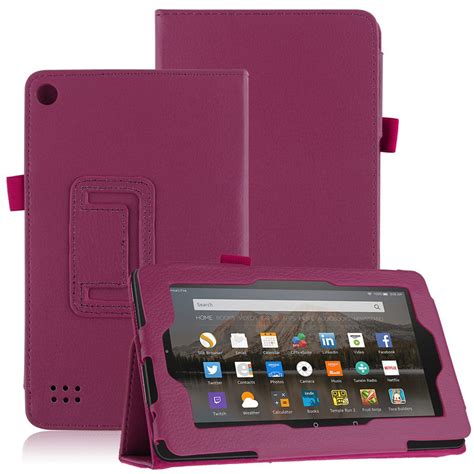 Pu Leather Case Cover Stand For Amazon Kindle Fire 7 Fire Hd 8 Fire