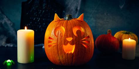 Pumpkin Carving Idea Cat Pumpkin Carving Easy Pumpkin Carving Dog