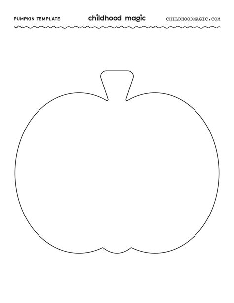 Pumpkin Outline Printable Pdf